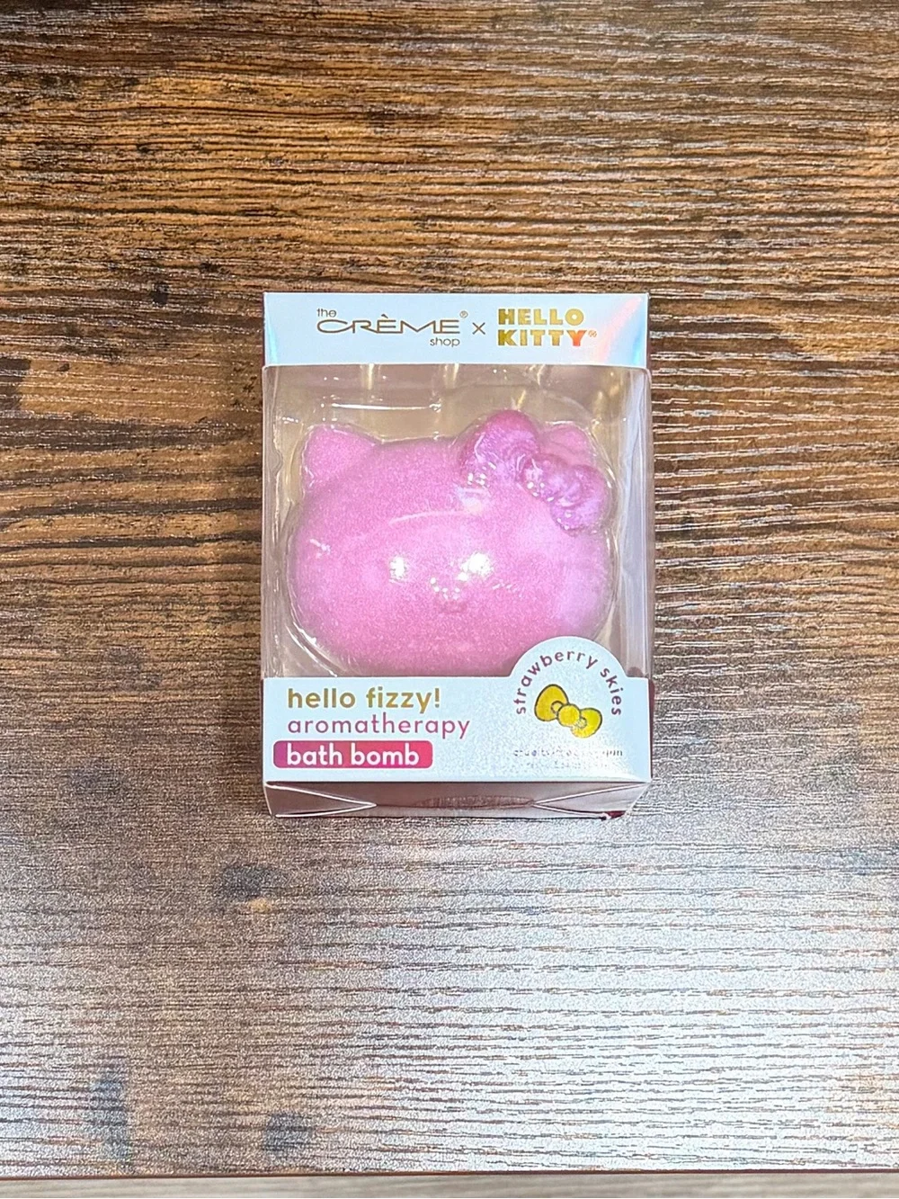 The Crème Shop Hello Kitty Pink Aromatherapy Bath Bomb by The Crème Shop